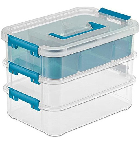 Sterilite 14138606 Caja Para Apilar Y Transportar Capas, 10-