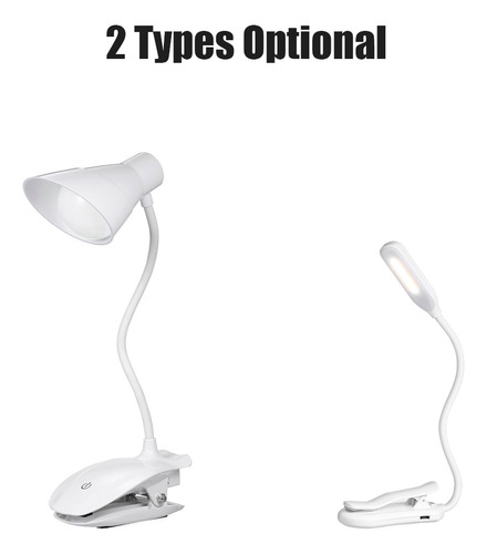 Zh Luz De Lectura Led Con Clip Con 3 Niveles De Brillo Y