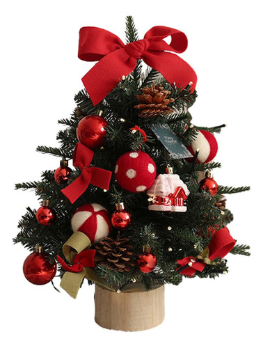De Navidad Pequeño Árbol De Navidad Con Adornos De Bolas