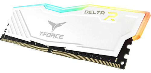 Memoria Ram Team Group Delta Rgb Ddr4, 3600mhz 8gb Blanco