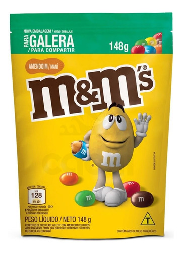 Chocolate M&m's Maní 148gr