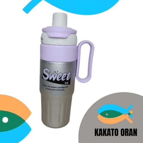 Vaso Termico Dreams Doble Tapon 780ml Acero Inoxidable Lila Sweet