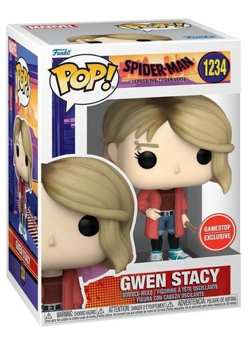 Funko Pop Gwen Stacy 1234 Gamestop Exclusive Spiderverse