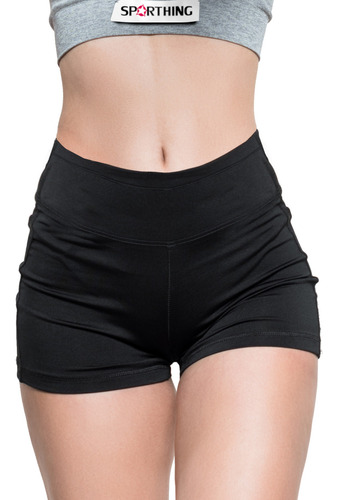 Short Mujer Licra Deportiva Secado Rápido Playa Nylon