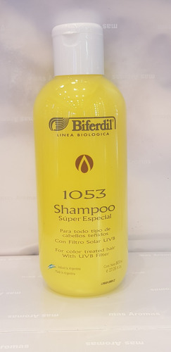 Shampoo Biferdil 1053 Cabellos Tenidos Y Filtro Solar 800ml