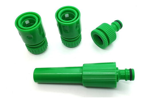 Manguera Riego Mallada 1/2 X 15 Mts 5 Bar + Kit 5 Piezas