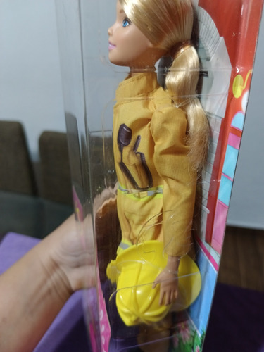 Barbie Bombero You Can Be Anything Muñeca 60aniv Mattel (Usado)