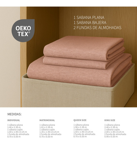 Juego De Sábanas De Camiseta Individual 3 Piezas Tesso Home