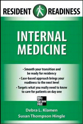 Resident Readiness Internal Medicine, De Debra L. Klamen. Editorial Mcgraw Hill Education Europe, Tapa Blanda En Inglés