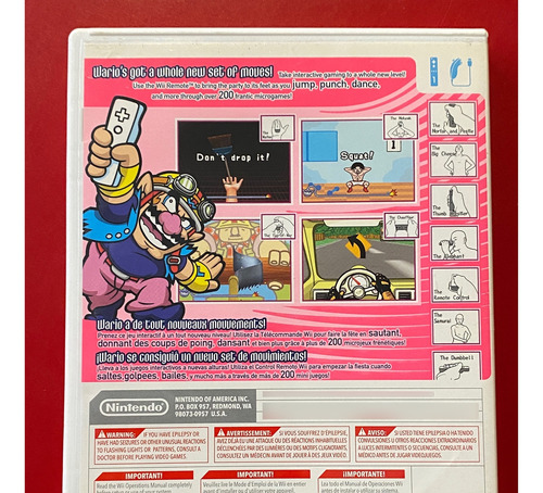 Warioware Smooth Moves Nintendo Wii Oldskull Games (Usado)