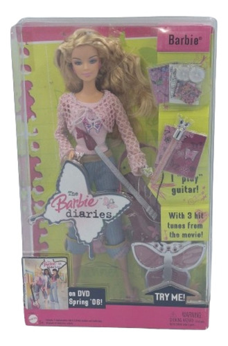 Barbie Diarios De Barbie 2008 Cantora Antiga 80 90