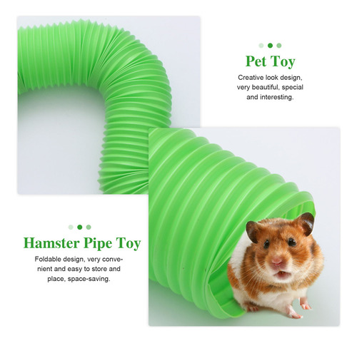 Divertido Túnel Para Mascotas, Juguete Plegable Para Hámster