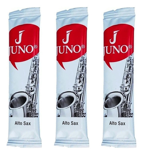 3 Palhetas Vandoren Juno Para Sax Alto - Nº 2