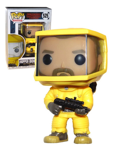 Pop Funko Hopper En Traje Bio Hazard Stranger Things S2