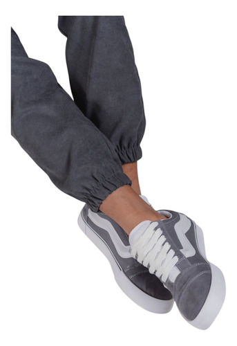 Zapatillas Urbanas Clásicas Lona Gamuza Aplique 3d Van Knu