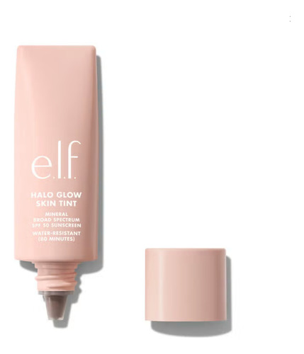 Elf Halo Glow Skin Tint Spf 50 Base Serum Protector Mineral 17 Rich Warm