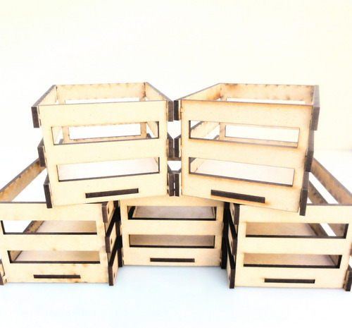 Imagen 3 de 5 de Candy Bar Cajon Verdulero Mini X 10 - Mdf / Fibrofacil