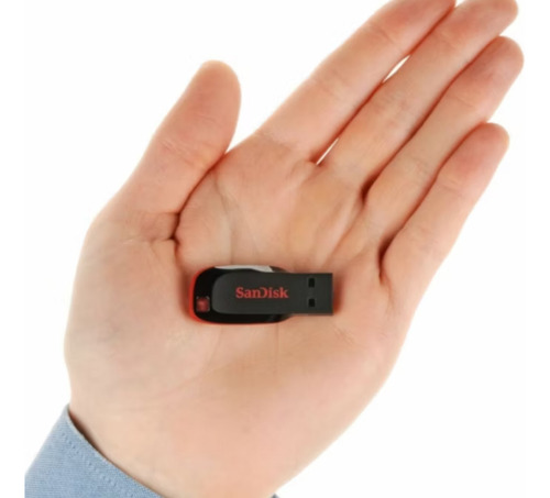 Pendrive Sandisk Ccb - 3 Palavrinhas Preto/vermelho