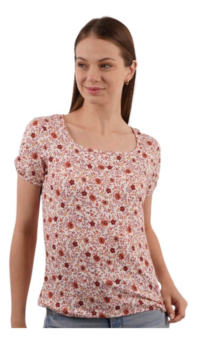 Blusa Mujer Dama Flores Moda 