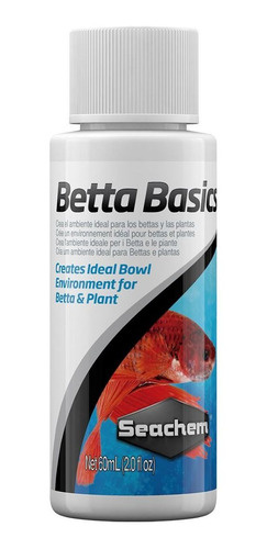 Condicionador De Água Peixes Beta Seachem Betta Basics 60ml