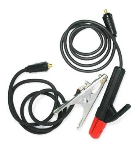 Juego Cables Pinza Porta Electrodo Y Masa Iron300 Lusqtoff