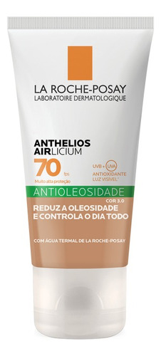 Protetor Solar Anthelios Airlicium Fps 70 Antioleosidade Cor