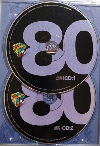 Música Décadas Del : 50 - 60 - 70 - 80 Álbum Con 8 Cd Nuevo