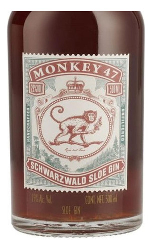 Pack De 12 Ginebra Monkey 47 Sloe 500 Ml