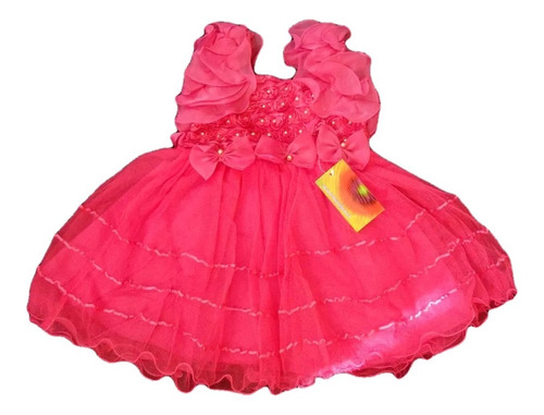 Vestido Infantil Fru-fru  Pink