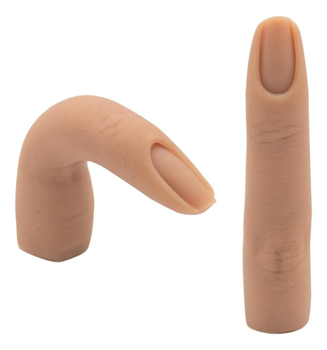 Dedos De Práctica De Silicona Para Uñas Acrílicas, Dedos De
