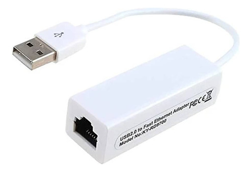 Adaptador Lan Rj45 A Usb Tarjeta De Red Internet Pc Laptop