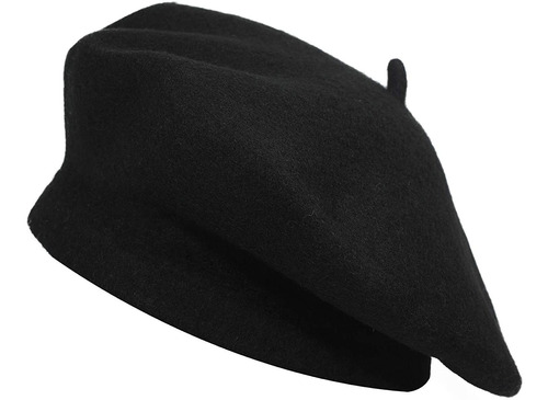 Zlyc - Gorro De Boina Francesa De Lana Para Mujeres Y Niñas