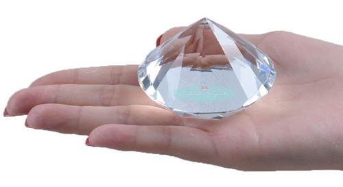50 Diamante Brilhante Gigante Cristal Sintético 8 Cm Oferta