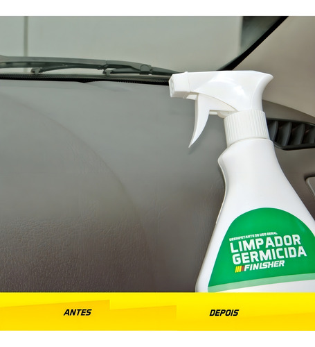 2 Limpador Germicida Bactericida Tira Odor Finisher 500ml