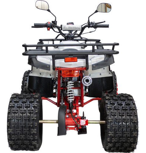 Cuatrimoto Atv Motor Gasolina Adolecentes 110cc 65km/h Color Blanco