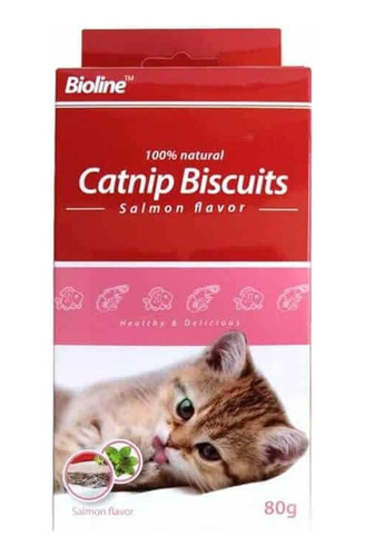 Bioline Galletas De Catnip Con Salmon 80 Gr