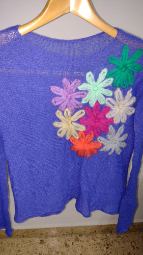 Sweaters Bordado A Mano