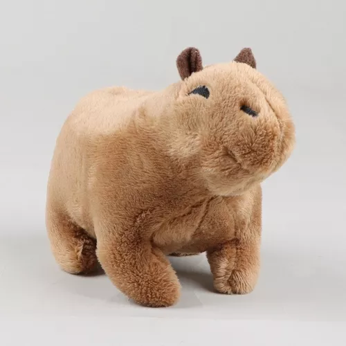 10 peças de pelúcias capivara - Capivara de pelúcia realista, simulação de  bonecos de capivara, pelúcia fofa e macia brinquedo animal Chestea