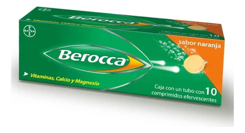 Vitaminas Calcio Y Magnesio Berocca 3 Pack De 10 Comp C/u Sabor Sin Sabor