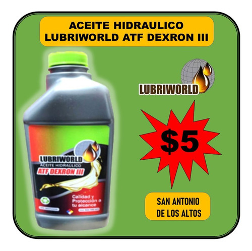 Aceite Atf Dexron3 Transmision Automatica  - $5