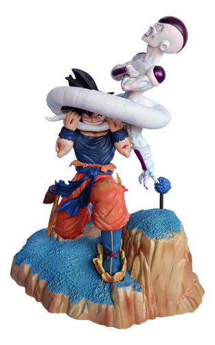 Figura Goku Y Freezer Diorama Dragon Ball Z Saga Namek Dbz