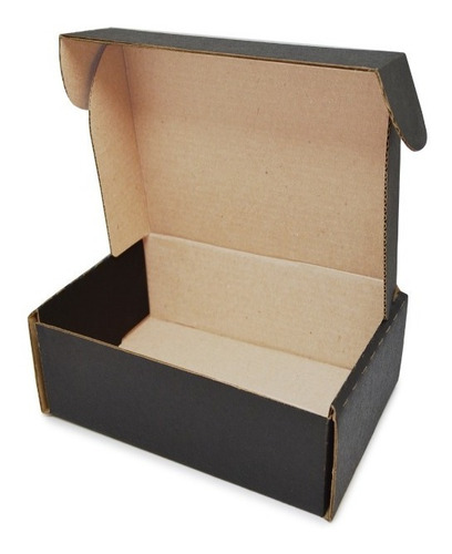 100mailbox 20x30x10 Caja De Envio Carton Negro Personalizada