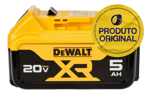 Bateri A Lithium 20v Xr Max 5ah Dcb205 - B3 Original Dewalt