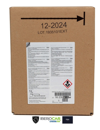 Imagen 3 de 5 de Aditivo Peugeot Eolys Extend 1 Litro