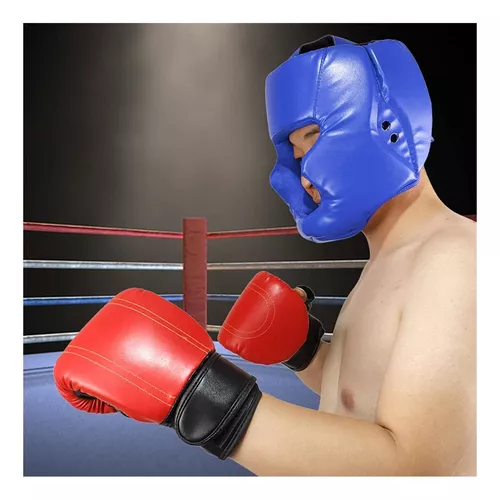 Casco de combate de cara completa para boxeo, Muay Thai, MMA, Kickboxing