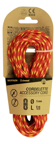 Cordino Escalada Y Alpinismo 5 Mm X 6 M - Rojo Simond