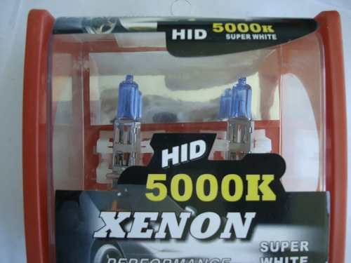 Bombillo Xenon 5000k H1 Super White 100w Precio Por El Par