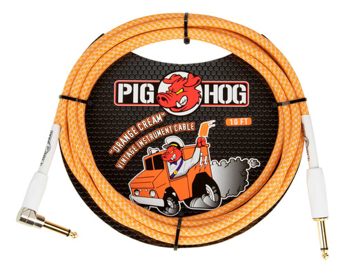 Cable Pig Hog Pch102ocr Plug A Plug L Orange 3.05 Metros