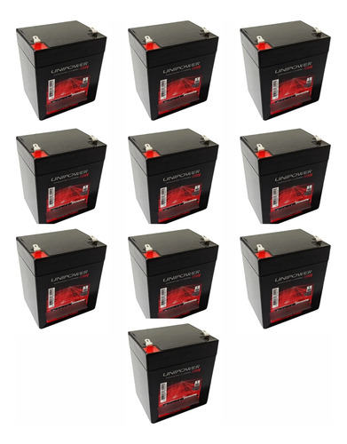 Kit 10bateria 12v 5ah Nobreak Sms Apc Original