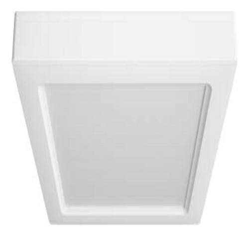 Luminario Led Downlight Luna Flat Sq 18 S 18w/100-305v. Blan